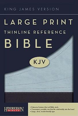 Large Print Thinline Reference Bible-KJV