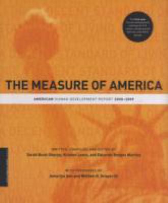 The Measure of America : American Human Development Report, 2008-2009