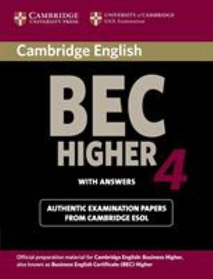 Cambridge English Business Certificate. Higher 4 Student's Book with Answers