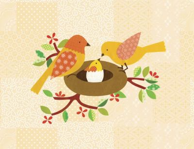 Petit Collage Deluxe Baby Book and Memory Box