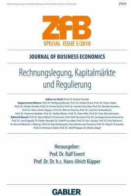 Rechnungslegung, Kapitalmärkte und Regulierung