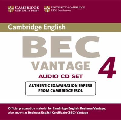Cambridge Bec 4 Vantage Audio CDs (2)